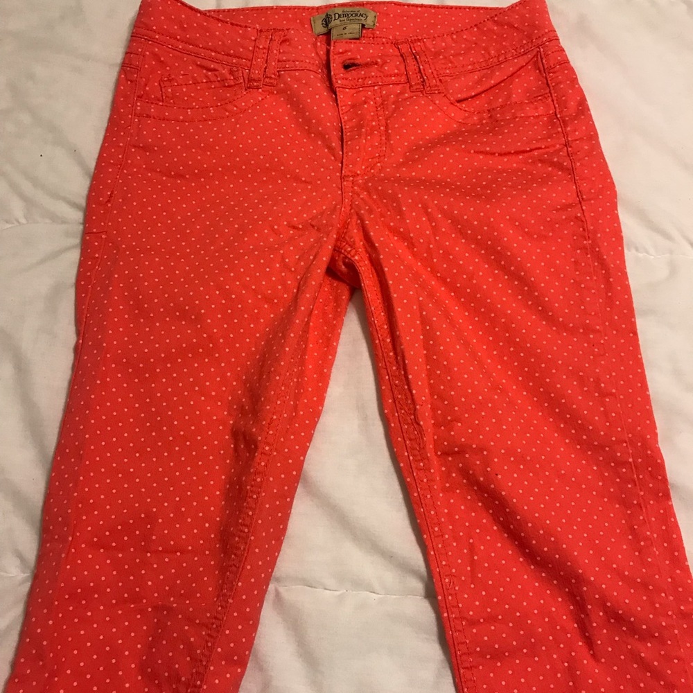 Democracy sz 6 crop pants